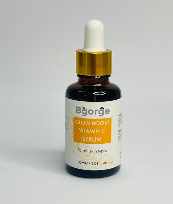 Bgorge Vitamin C Glow Boost Serum for bright, glowing skin.