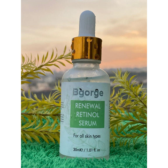 Bgorge Retinol Serum for skin renewal and reduced fine lines.