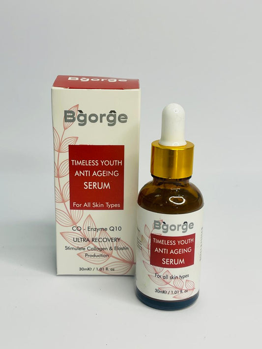 Bgorge Anti-Aging Serum to reduce wrinkles and restore youthful radiance.