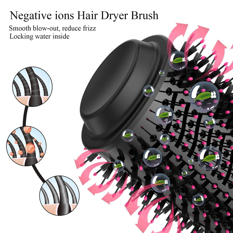 3-in-1 One Step Hot Air Brush – Dryer, Straightener & Volumizer